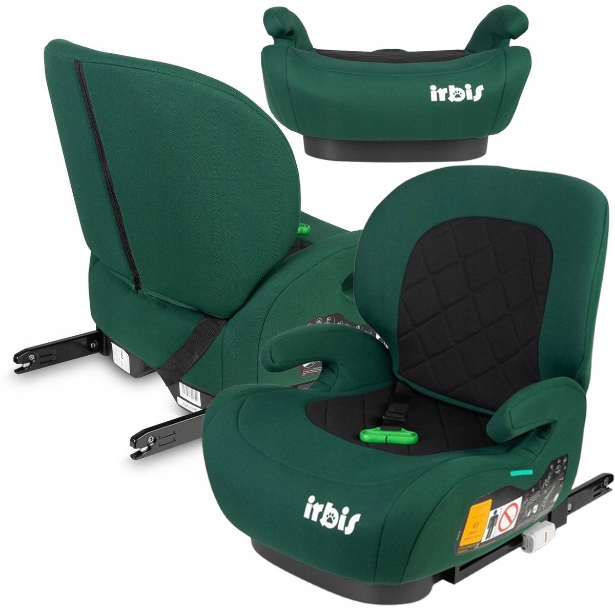 Caretero Irbis i-Size Booster autostoel 125-150cm met ISOFIX
