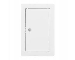 Metalen Inspectieluik Wit 15x25 cm met Slot