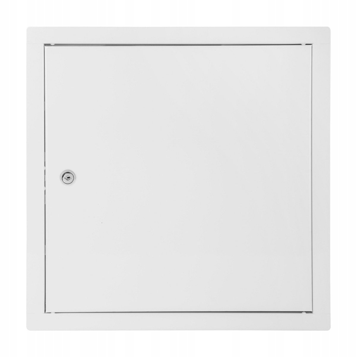 Metalen Luik 30x30 Wit met Slot