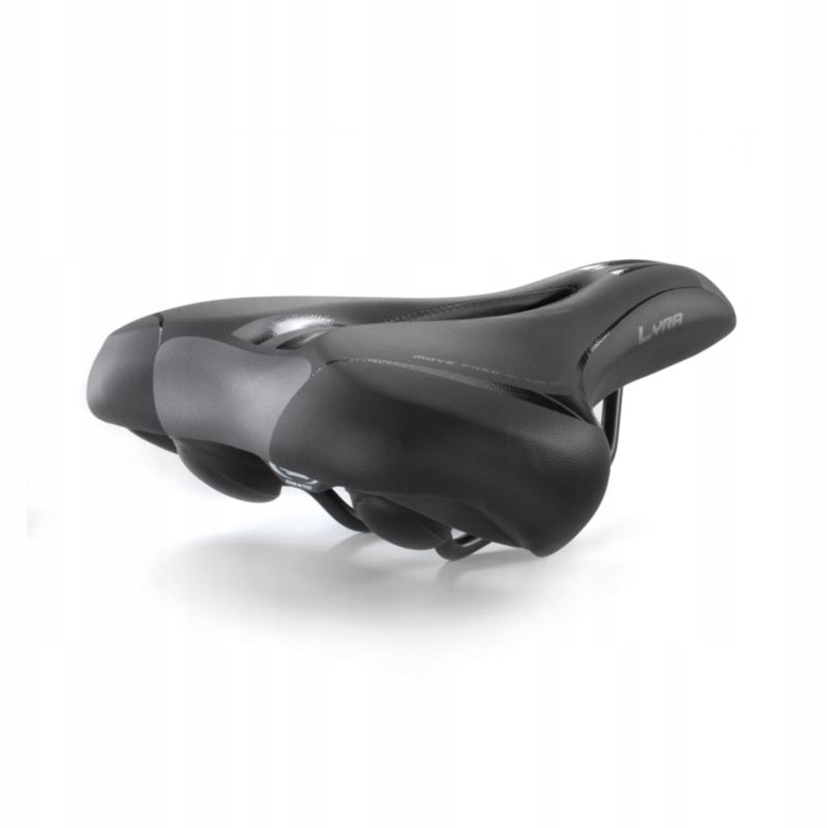 Selle Monte Grappa Lyra Zadel Zwart - Comfortabel Fietszadel