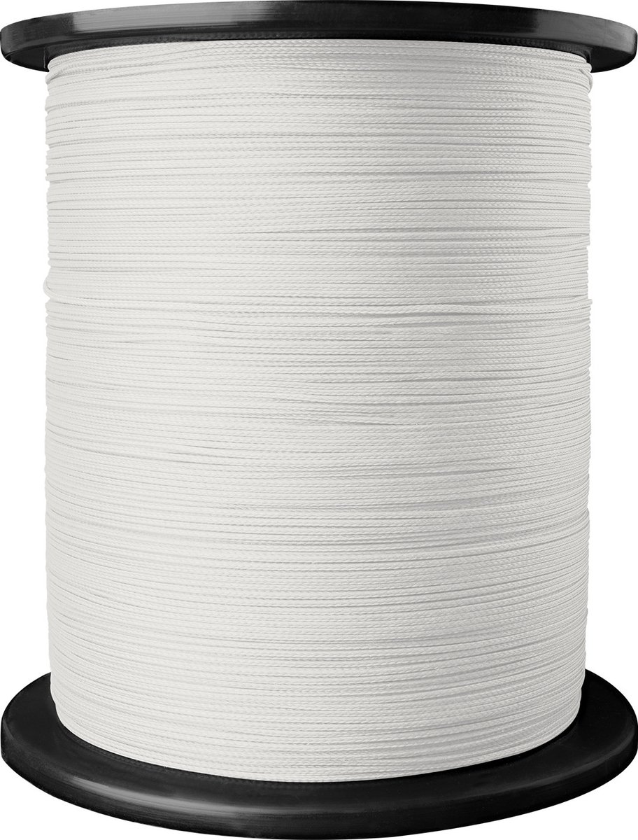 Ariadna Hektor 1,0 mm WAXED Polyester Garen - 750m Wit