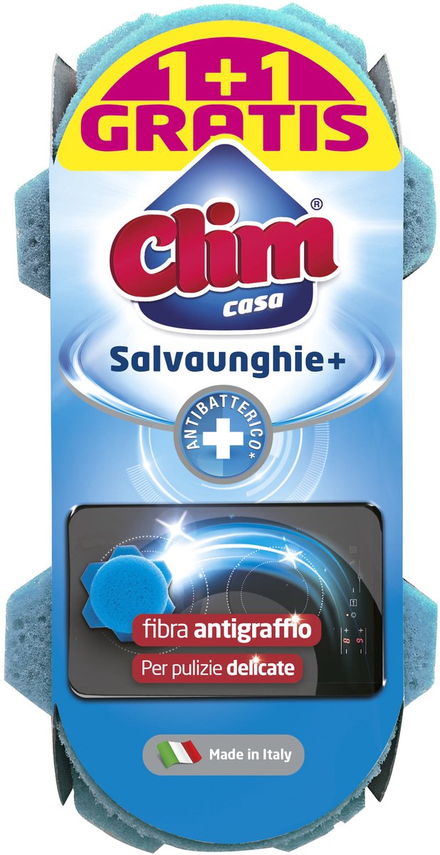Clim Ster Schoonmaaksponsjes voor Keramiek & Inductie Kookplaten (2 st.)