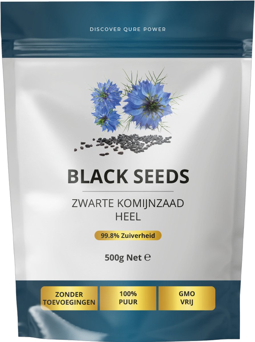 Zwarte Komijnzaad 500 gram | Nigella Sativa Zaad | Zwarte Komijn | Black Seed