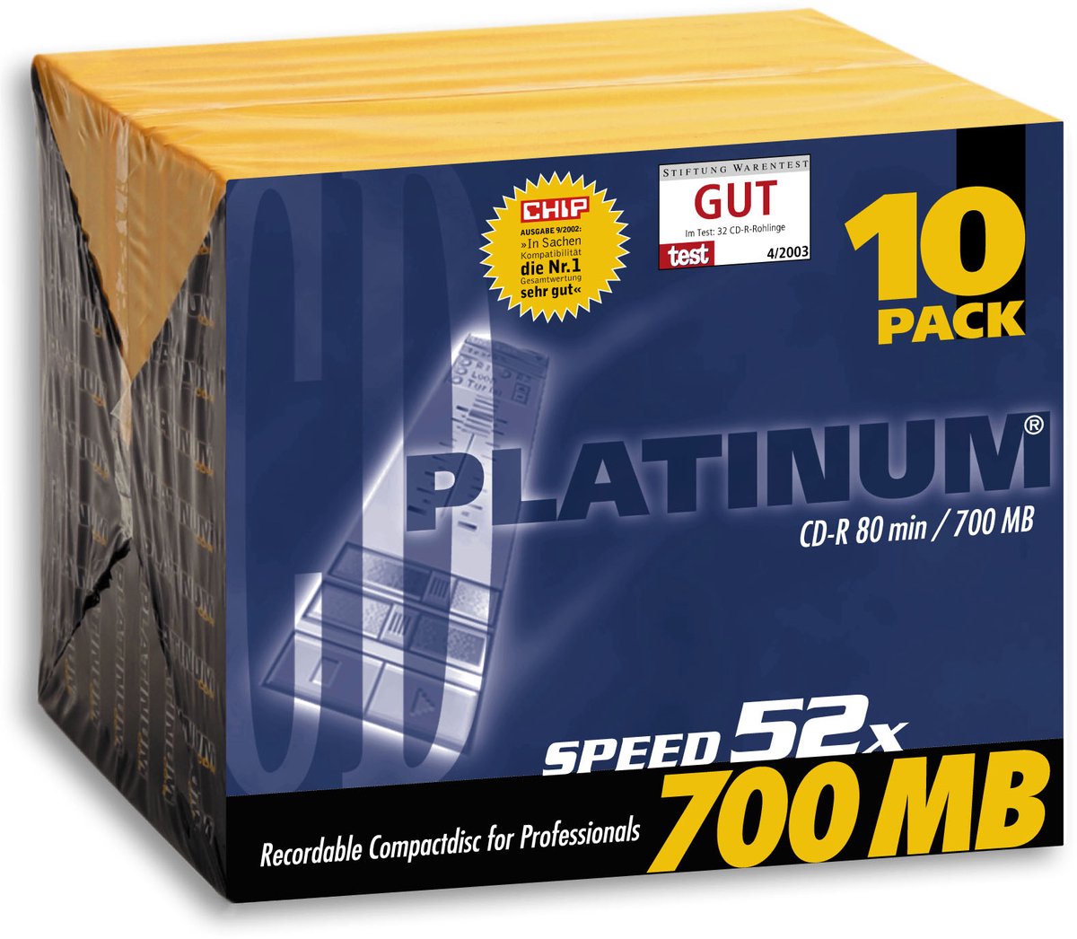Platinum CD-R 700 MB 10er JewelCase