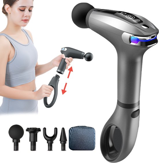 CHIWIN Massage-gun - Massagepistool met Afneembare Handgreep - CHIWIN - €56,00