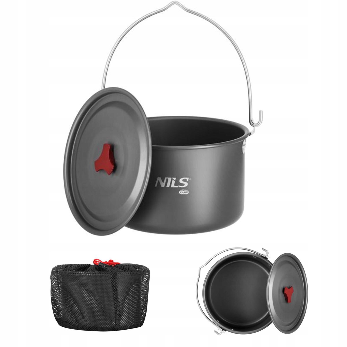 Nils Camp Kookpan met Deksel 4L - Camping & Outdoor