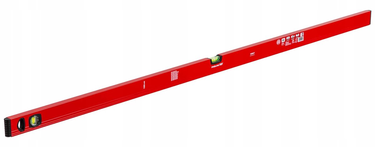 Proline HD Aluminium Waterpas 150 cm met 2 Libellen en Ophangbeugel