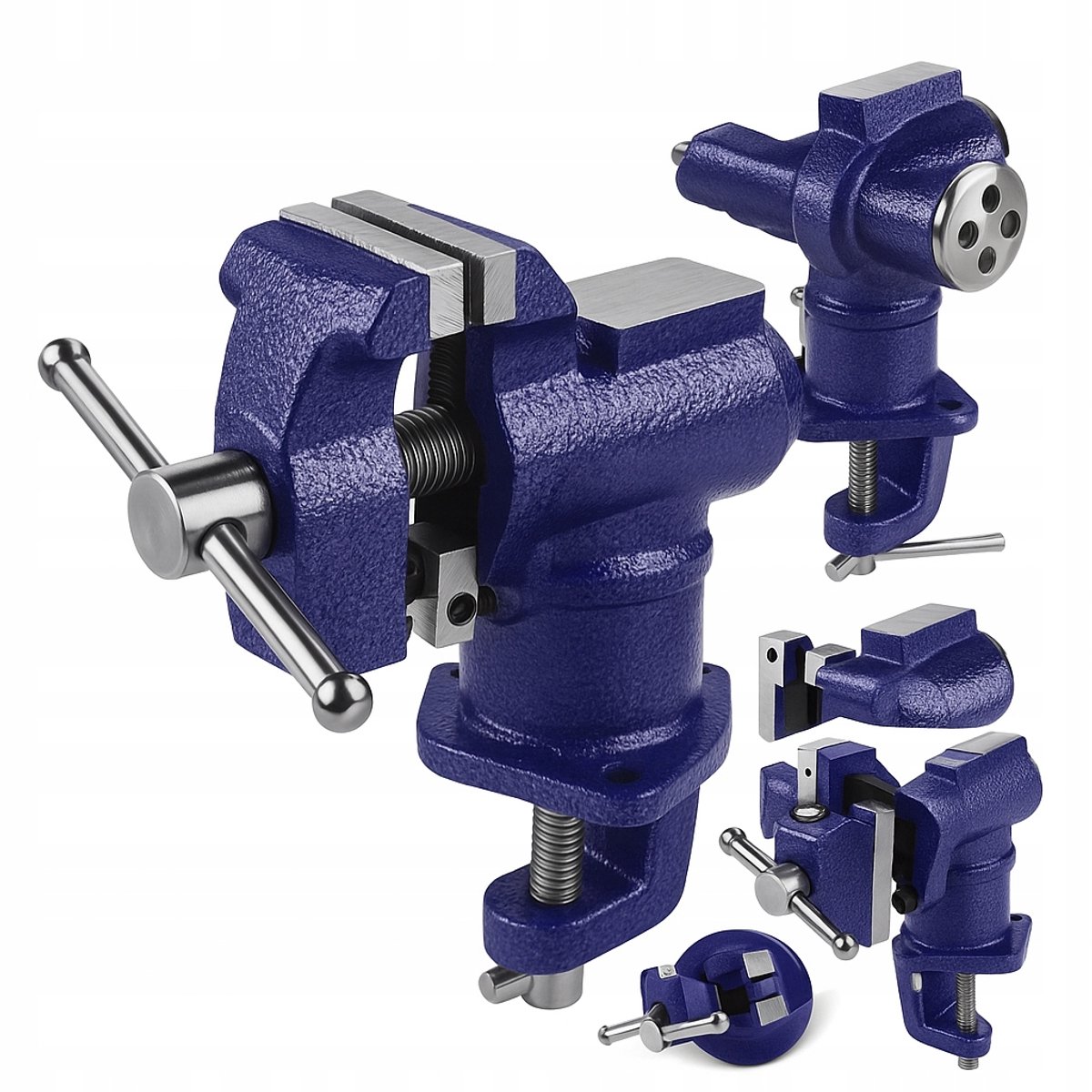 Kraft&Dele 65mm Draaibaar Werkplaatspantoestel 360°