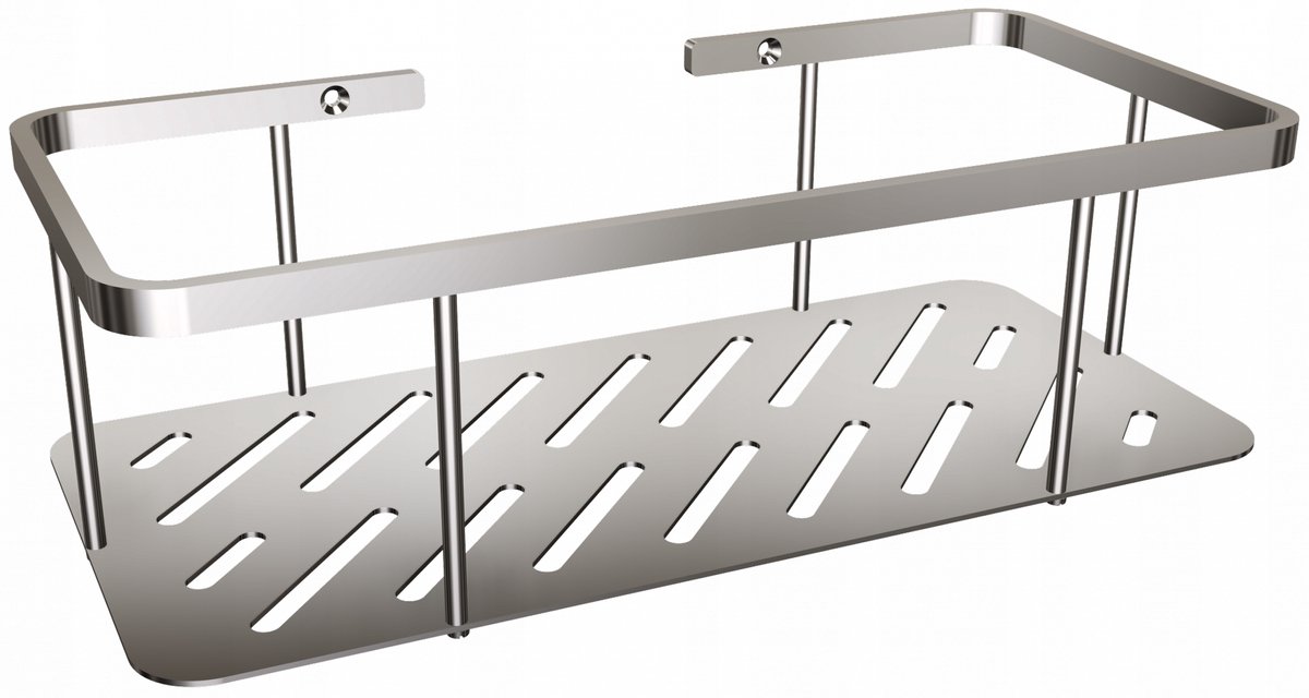 Andex Wandrekje Badkamer RVS Rechthoekig - 30x9x14 cm