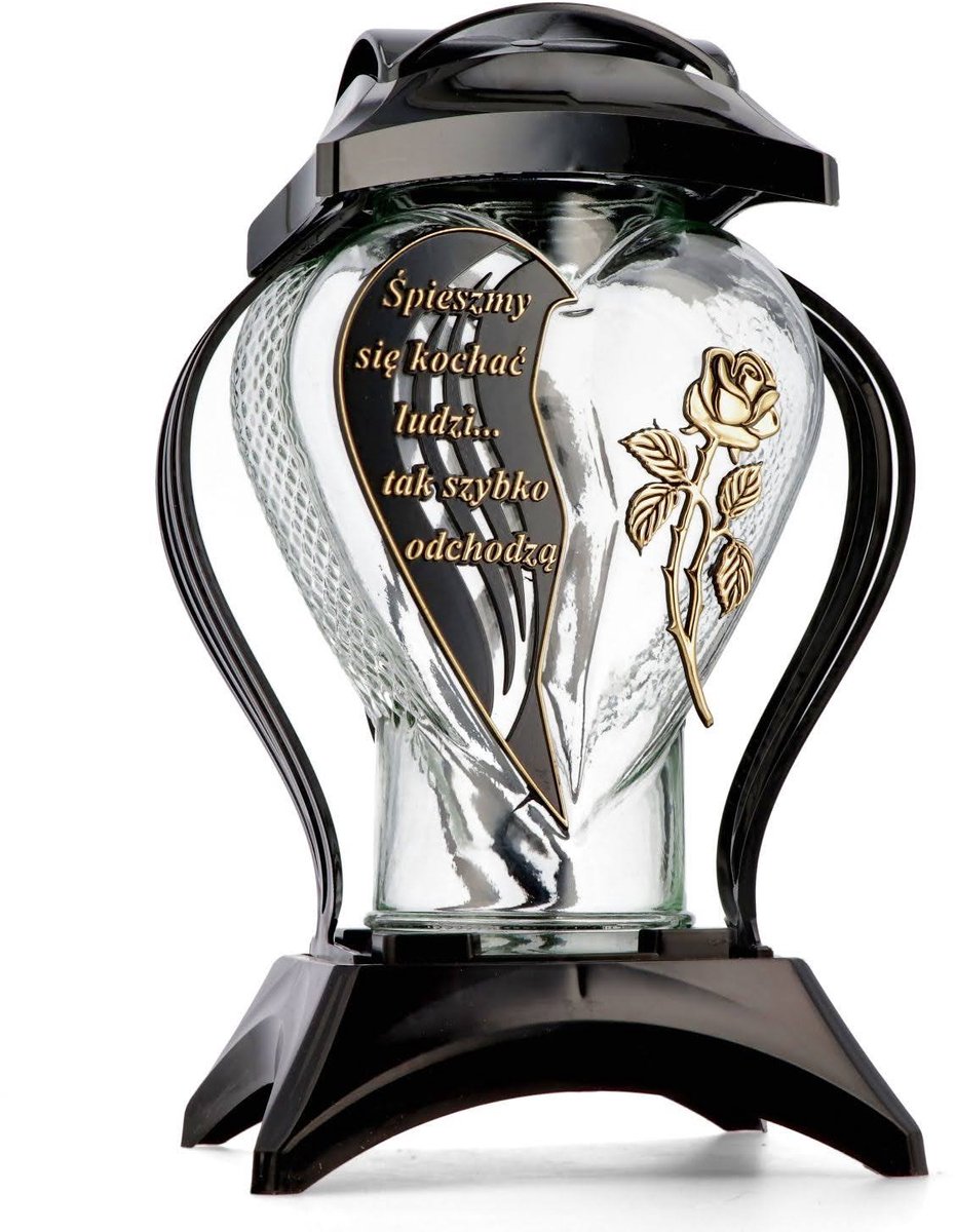 Znicz Muszlo Cebula Złoty 35cm - Symbool Miłości en Remembrance