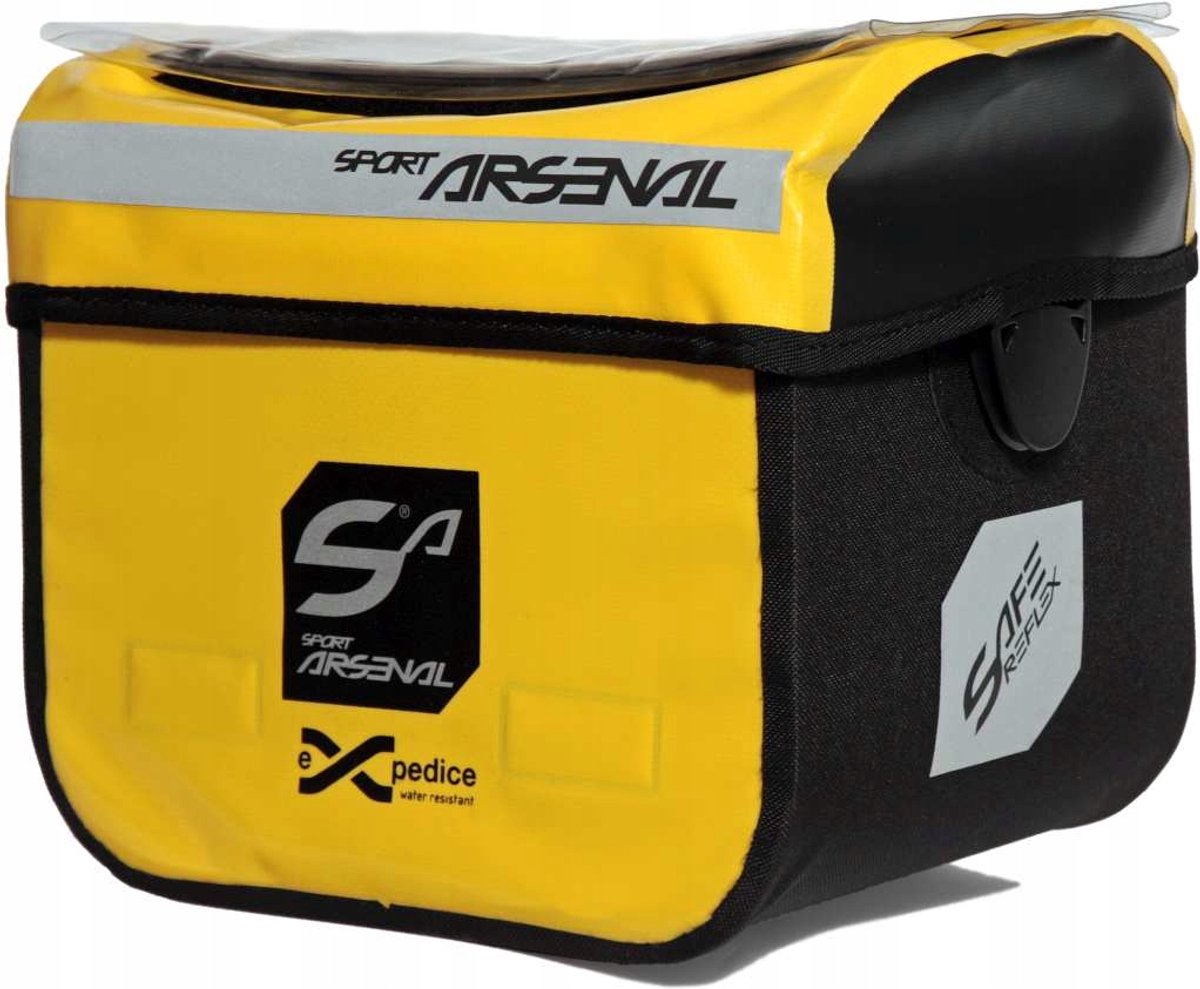Sport Arsenal Expedice Art. 310 Waterdichte Fietstas Geel/Zwart