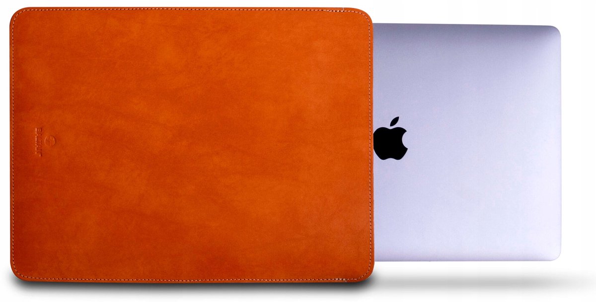 Baltan Leren MacBook Pro 16" Hoes - Natuurlijk Leer, Bruin