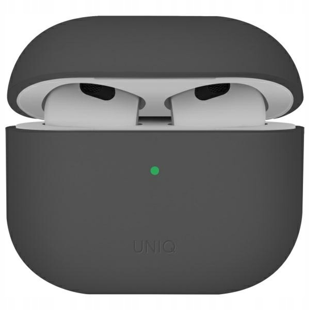 UNIQ Lino Siliconen Hoesje voor AirPods 4 - Asgrijs