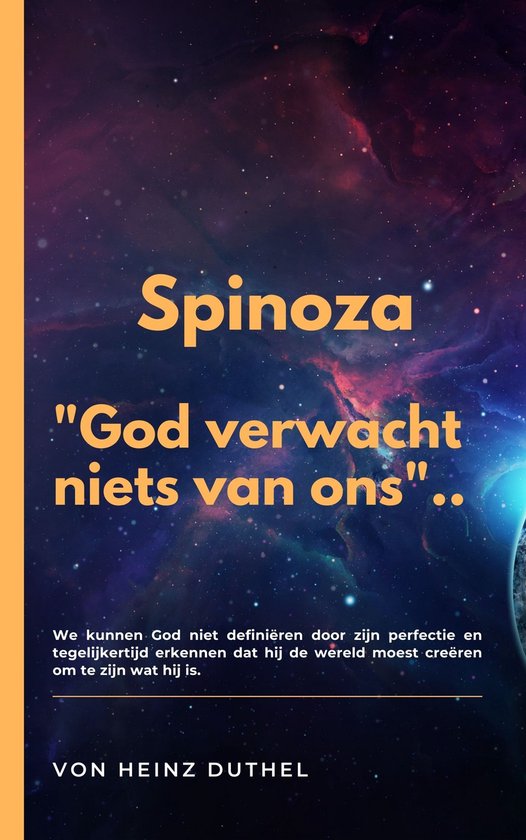 SPINOZA God verwacht niets van ons - cover