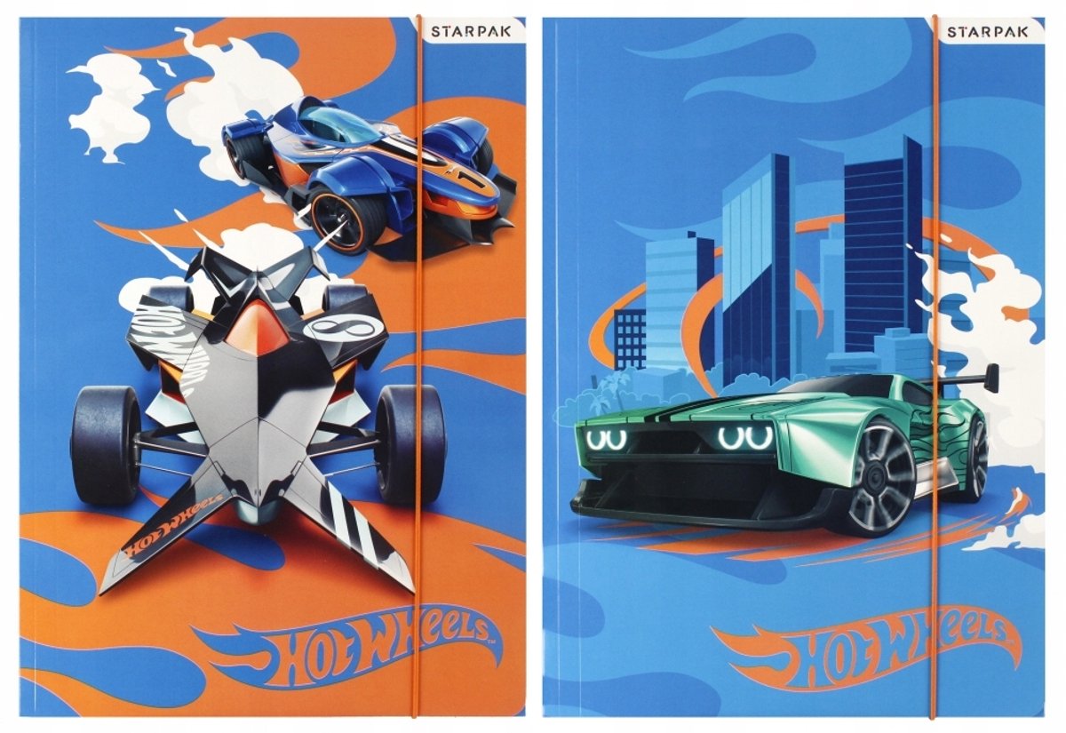 Hot Wheels STARPAK A4 kaart met elastiek - 337292