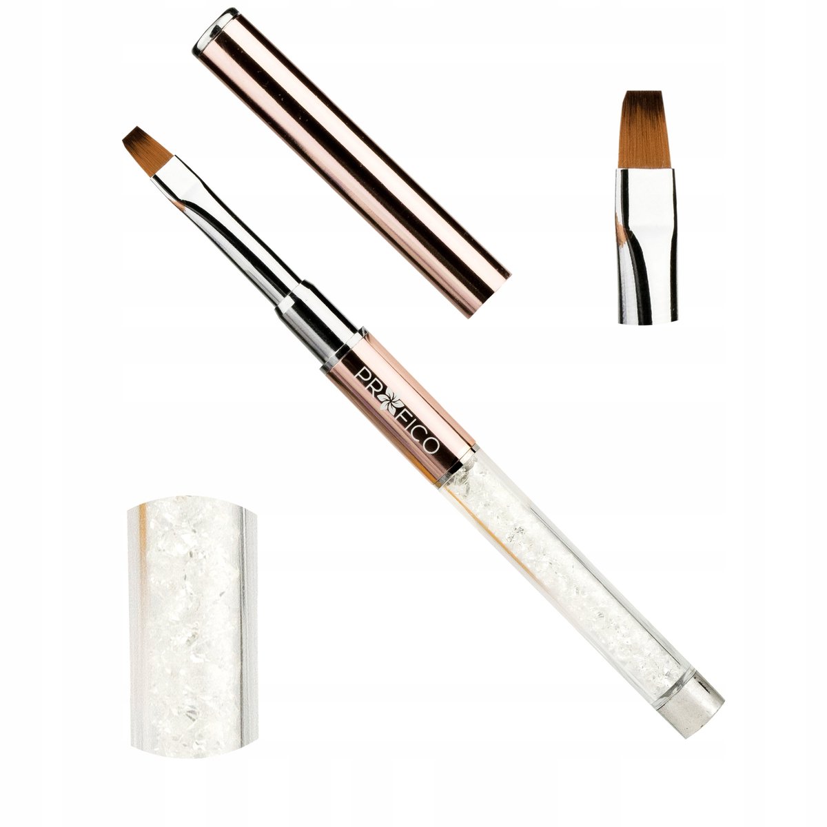 Profico P10 #8 Opvouwbare Gel Penseel voor Nageldesign