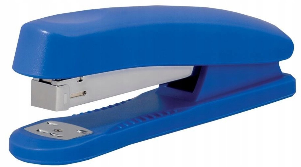 Tetis Blauwe Plastic Nietmachine - 25 Vel, Ideaal voor op kantoor