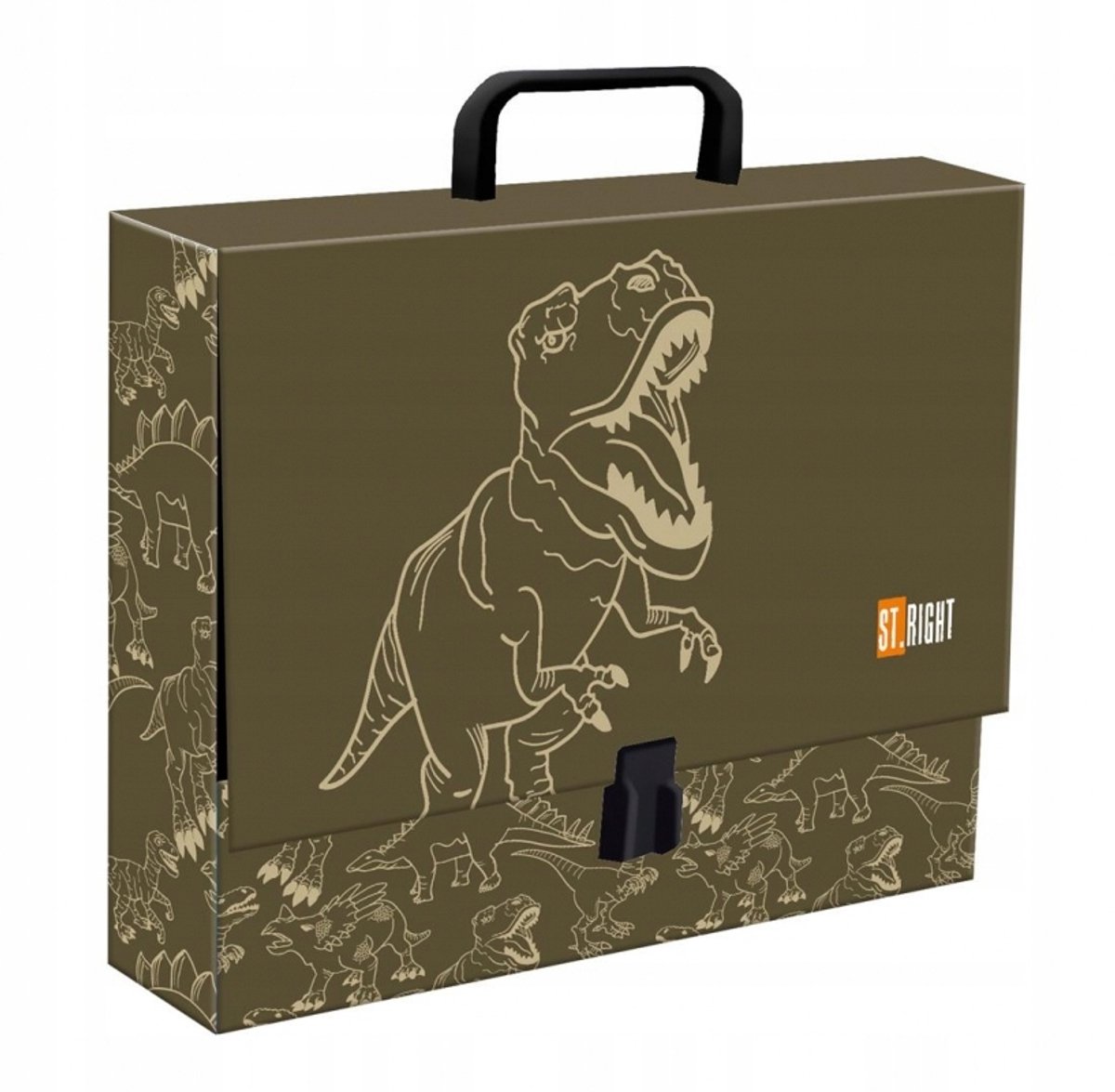 Stevige A4 XL Kaart met Handvat - T-Rex Dinosaurus - Knutselwerk