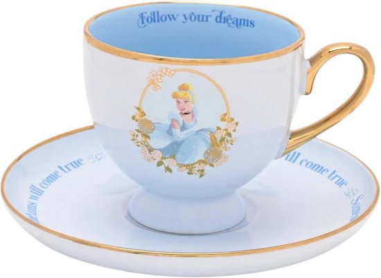 DISNEY PRINCESS - Cinderella - Tasse et soucoupe 150 ml