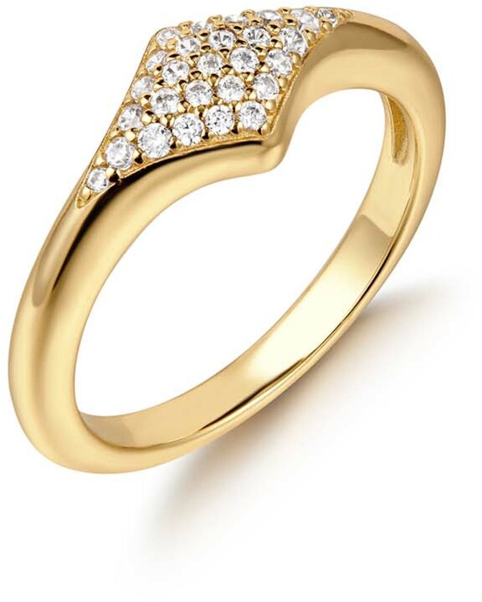 Ania Haie AH R061-05G52 Dusk Divas Dames Ring - Minimalistische ring