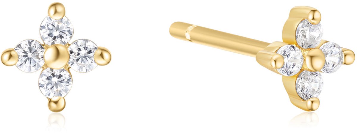 Ania Haie AH E064-01G Sunny Sparkler Dames Oorbellen - Oorknopjes