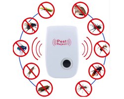 6-Pack Ultrasone Ongedierte Verjager - Pest Reject - Muizenverjager - Vliegenverjager - Muggenstekker - Duurzaam & Veilig