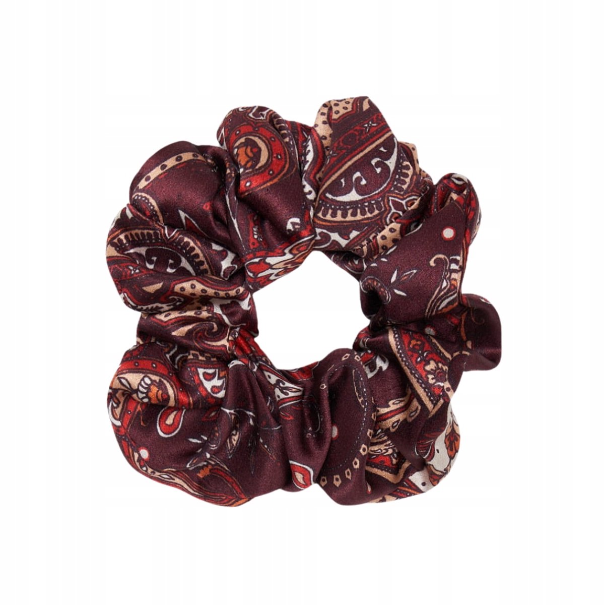 Zijde Scrunchie DUITSLAND - Sangria Kleur