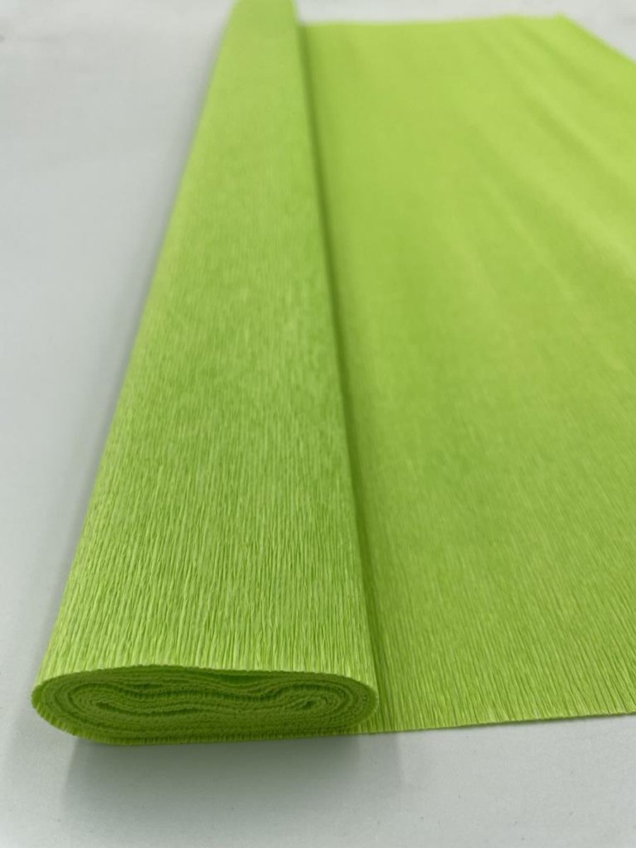 Italiaans crêpepapier 353 Parkietgroen - 90g