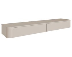 Selsey Luvio Slim – Hangend TV-meubel, kasjmiergrijs, 175 cm