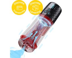Sensa Automatische Masturbator voor Mannen – Sex Toy Elektrisch - Pocket Pussy - met 9 Zuig- en Vibratie standen - Met Visueel Venster