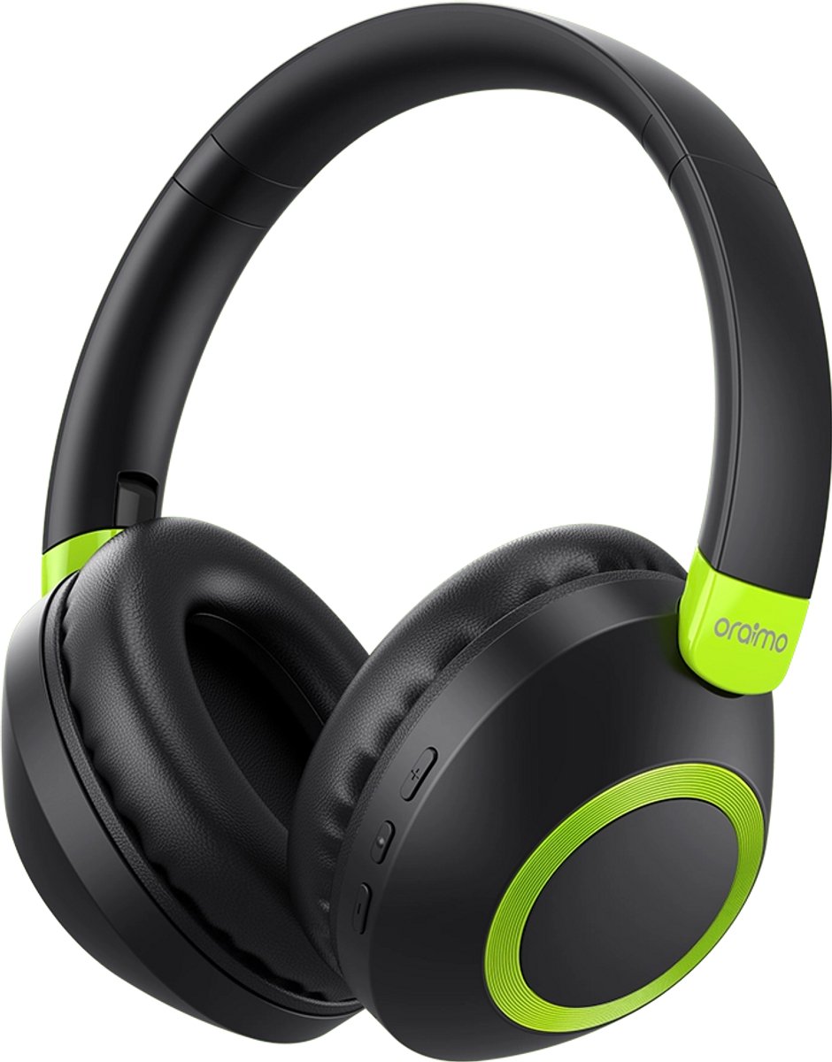 oraimo BoomPop 2 – Draadloze Bluetooth Koptelefoon – 60u Batterij – Diepe Bass – ENC Bellen – Dual Device – Gaming Mode – 40mm Drivers – Comfortabel & Opvouwbaar – OHP-610