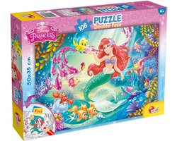 Lisciani - Puzzel - Disney De Kleine Zeemeermin - 108 stuks