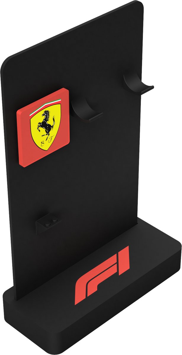 SmarThuis Display Stand – Geschikt voor LEGO® Speed Champions – Ferrari – 3D Logo - Premium Design - Formule 1