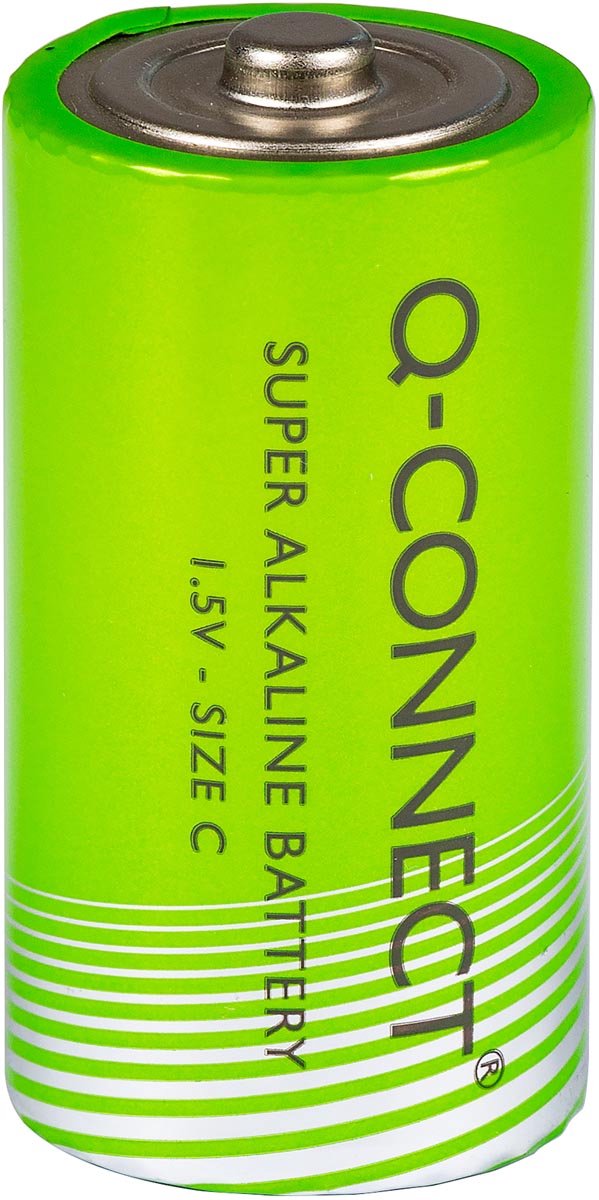 Q-CONNECT batterij | alkaline | C | blister van 2 stuks
