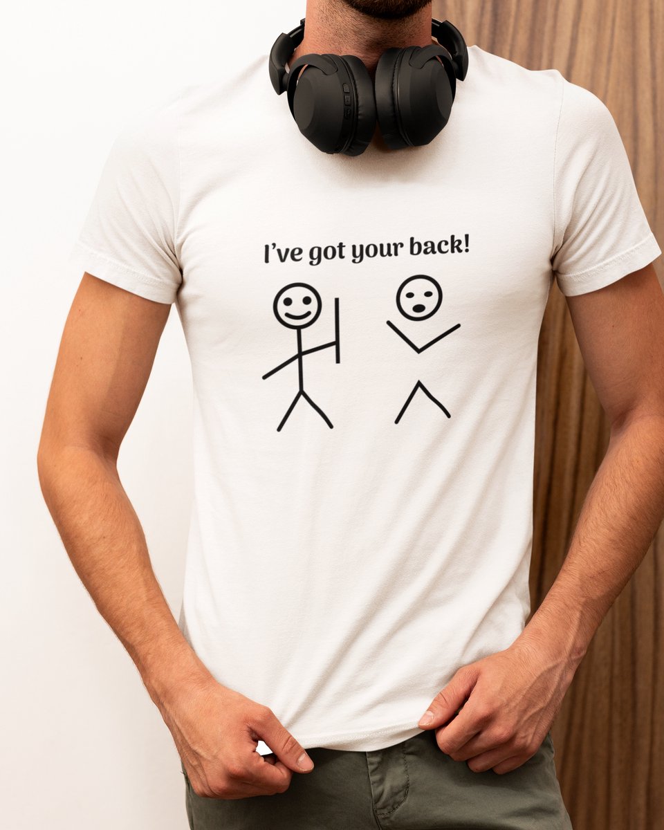I’ve Got Your Back - T-shirt Wit - Grappig T-shirt - Maat XL - Cadeau Mannen - Limited Edition