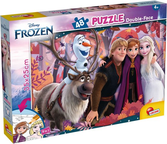 Lisciani - Puzzle - Disney Frozen - 48 pièces