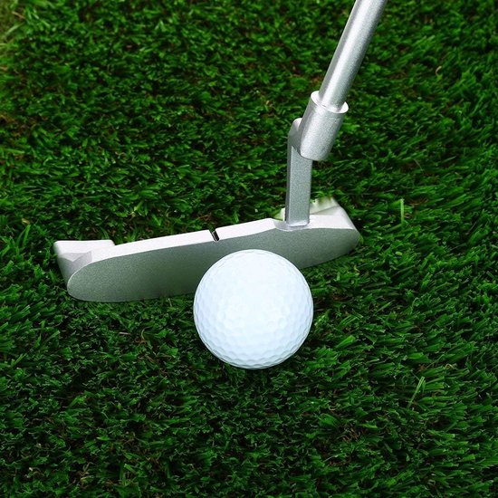 Indoor Golf Training Equipment Set - Portable Golf Club Training - Collapsible - Hole 2 Balls - Carrying Bag with Zip - Voor Thuis en Kantoor — afbeelding 2