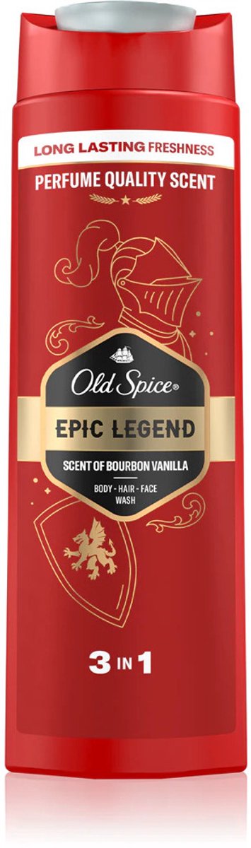 Old Spice Epic Legend 3 in 1 Douchegel, shampoo, gezicht 400 ML