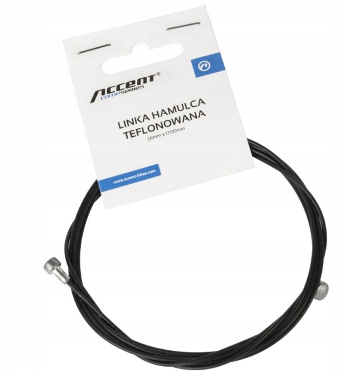 Accent MTB Teflon Fietsremkabel Zwart 1700mm