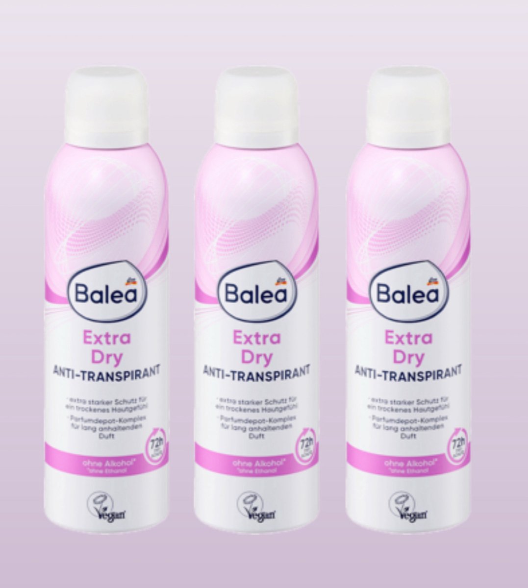 Balea deodorant Antitranspirant Extra Dry | 3x 200ml