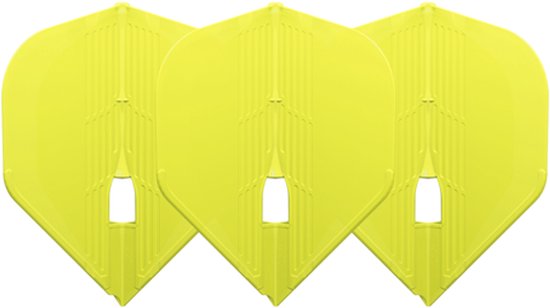 L-Style Champagne Kami L1 Pro Standard Neon Yellow - Dart Flights van L-Style — afbeelding 5