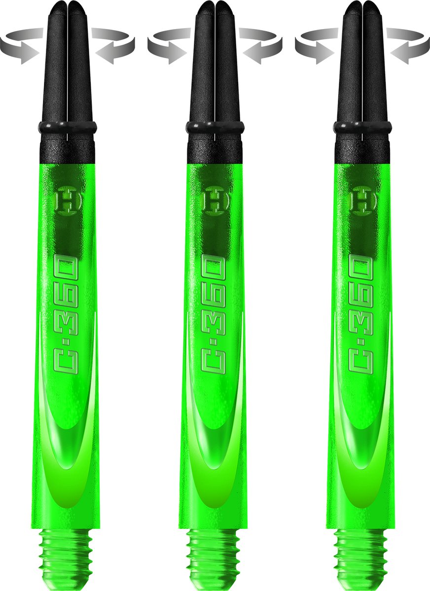 Harrows Carbon 360 Shafts Green - Dart Shafts