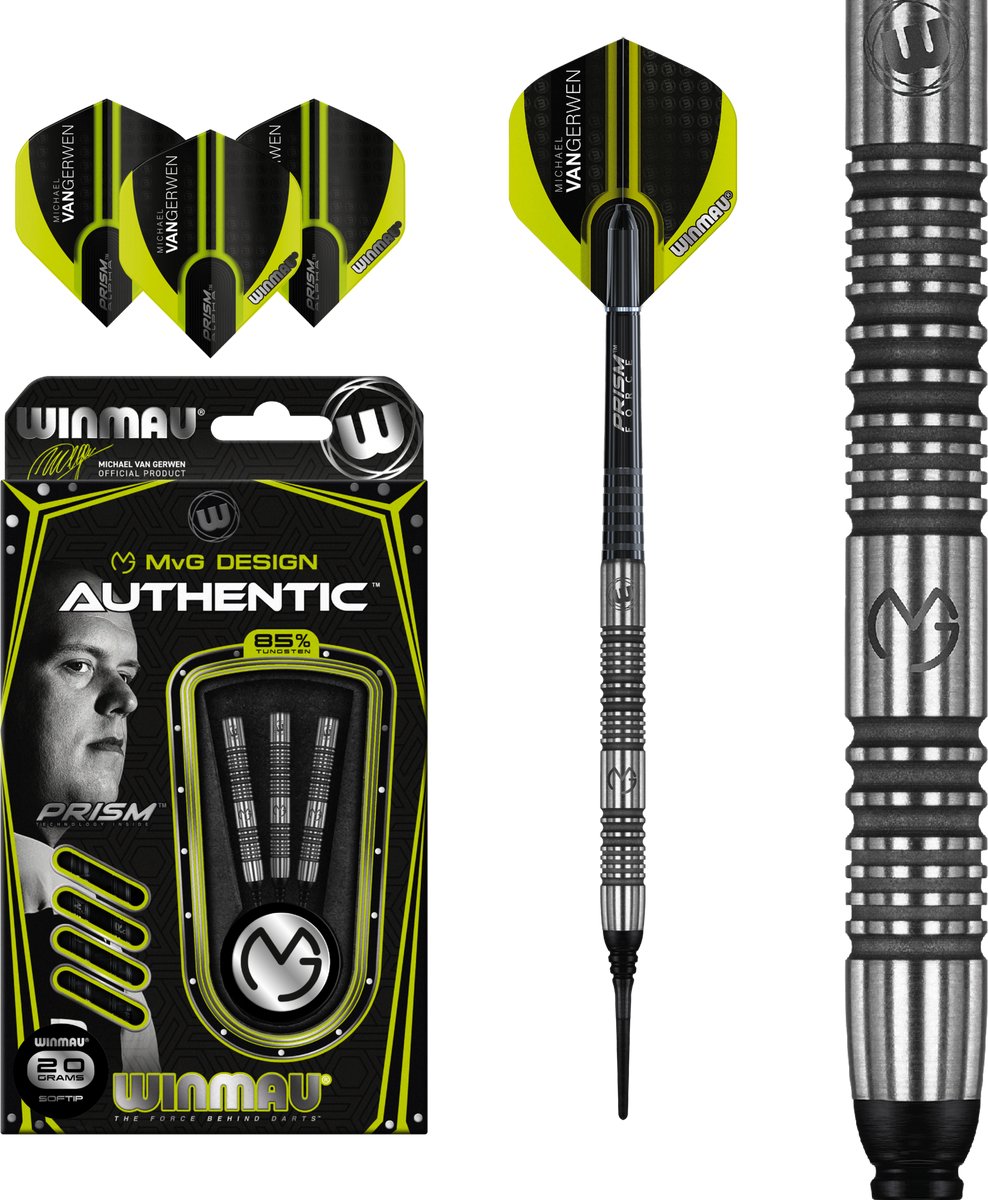 Winmau Michael van Gerwen Authentic 85% - Soft Tip Darts