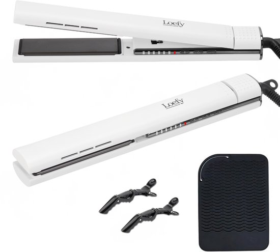 Loefy Stijltang - 2 in 1 - Krultang - Hair straightener - - Loefy - €38,45
