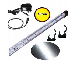 LED Aquarium Verlichting 60cm Daglicht - Compleet met Voeding & Beugels