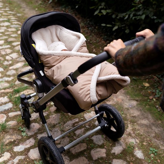 BEMINI Voetenzak - Biside 0-12m - Warm en beschermd - Natural van Bemini — afbeelding 4