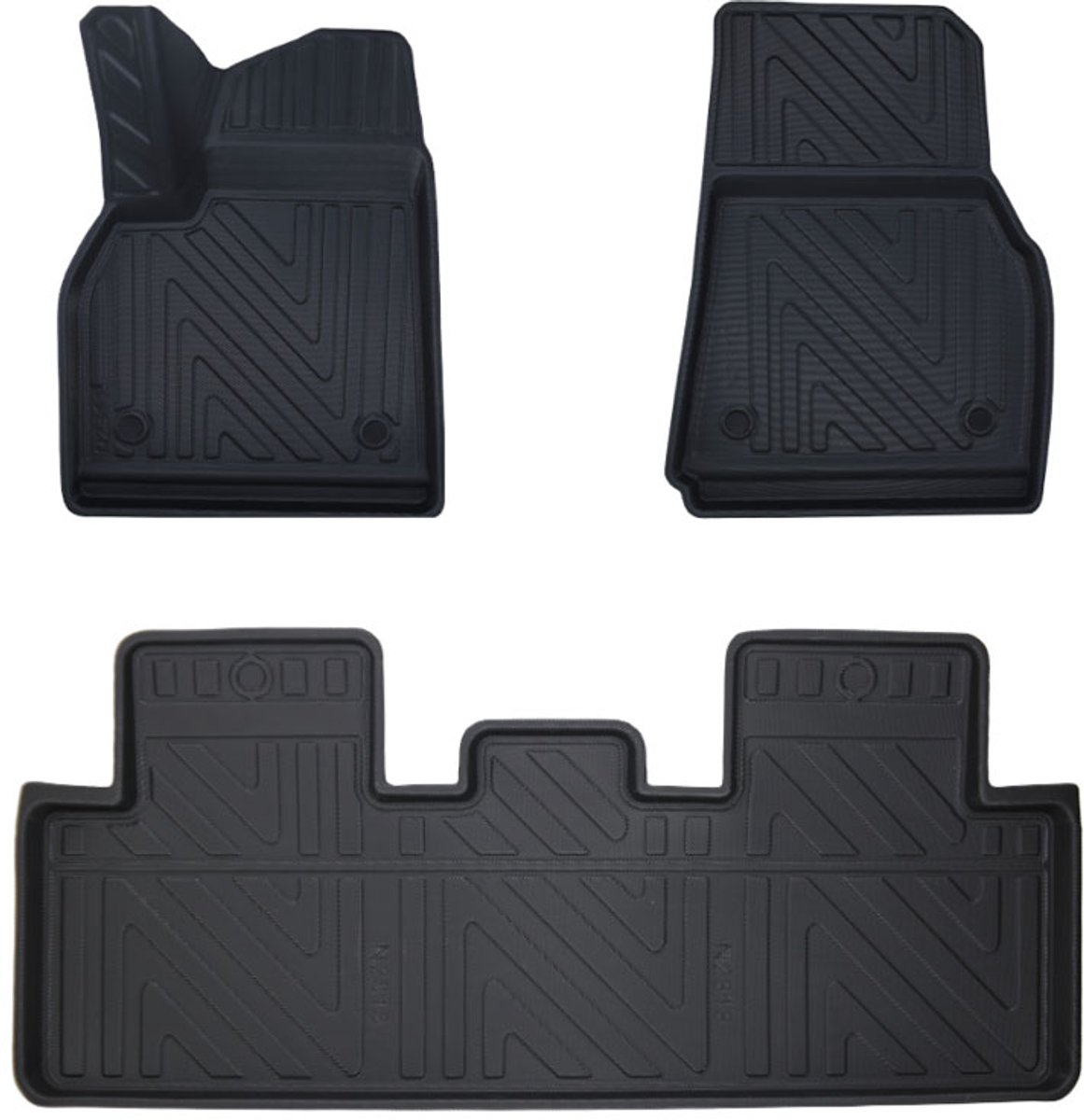 Rubbermatten Tesla Model Y 2021-heden (complete set) - Premium carbonlook