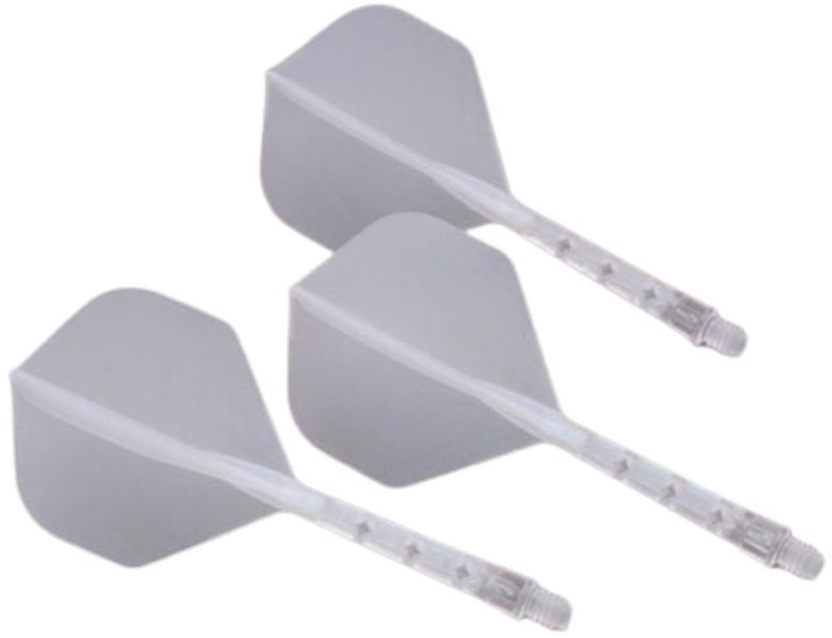 Cuesoul - ROST T19 Integrated Dart Flights - Standard Shape - Clear