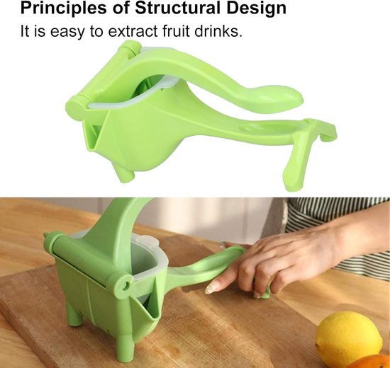 Lemon Squeezer - Manual Juicer - Citrus Juicer - Lime Press voor het persen van citroen - sinaasappelsap - citrus - watermeloensap - groen — afbeelding 2