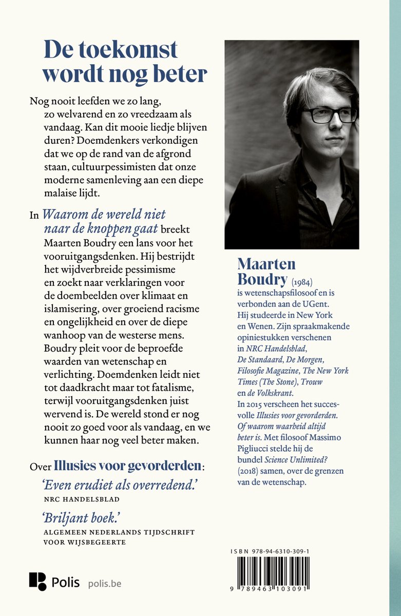 Waarom de wereld niet naar de knoppen gaat - back cover